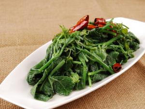 炒青菜的方法-虾米炒青菜的做法