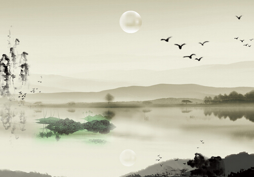 ɽˮ���Ľ���-ɽˮ���İڷŷ���