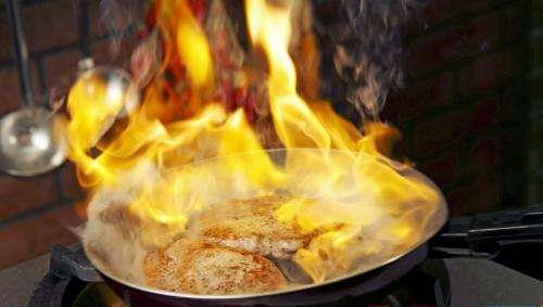 炒菜过火,炒菜炒出火苗,油冒烟了才炒菜增加致癌物不健康