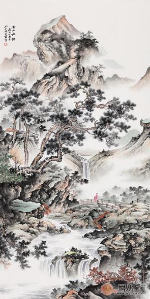 走廊装饰画之山水画, 一点改变,让室内大不同