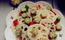 食谱推荐：秋葵莲藕炒排骨