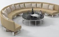 半圆形卡座沙发的特点是什么？