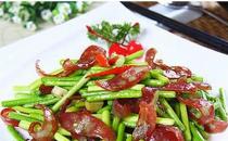 美味菜式糖炒腊肠